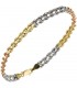 Armband 375 Gold Gelbgold Weißgold Rotgold tricolor dreifarbig