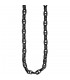 Halskette Edelstahl mit schwarzer - 4053258296059