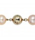 Collier Perlenkette Süßwasser Perlen multicolor bunt 45 cm Halskette Kette.