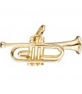 Anhänger Trompete 333 Gold - 37675