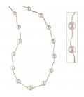 Collier Perlenkette 585 Gold - 45253