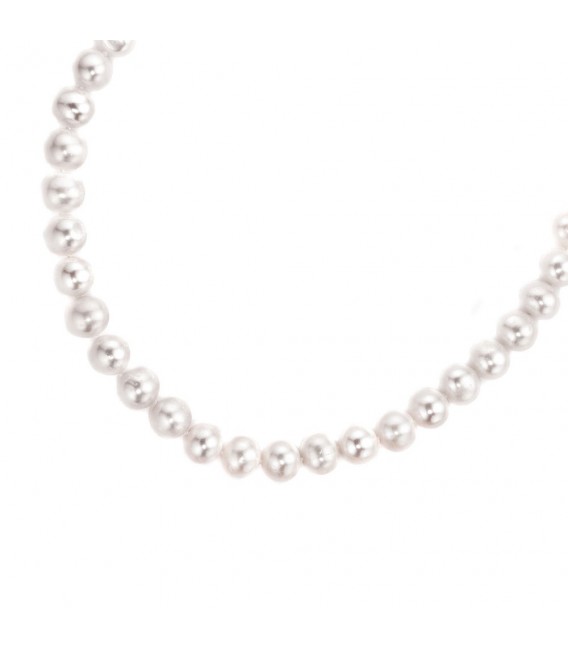 Collier Perlenkette Süßwasser Perlen - 4053258061541