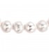 Collier Perlenkette Süßwasser Perlen 50 cm Halskette Kette.