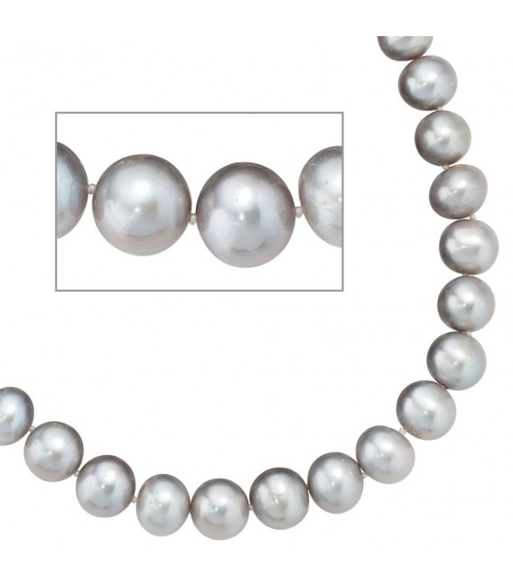 Collier Perlenkette Süßwasser Perlen - 4053258061336