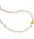 Collier Perlenkette mit Süßwasser - 46696
