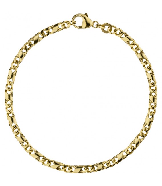 Armband 333 Gold Gelbgold 18,5 cm Goldarmband.