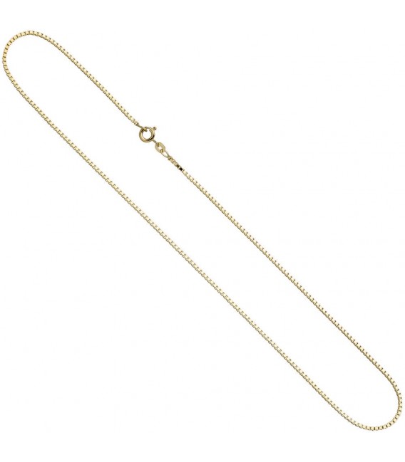 Venezianerkette 333 Gelbgold 1,0 mm 38 cm Gold Kette Halskette Goldkette.