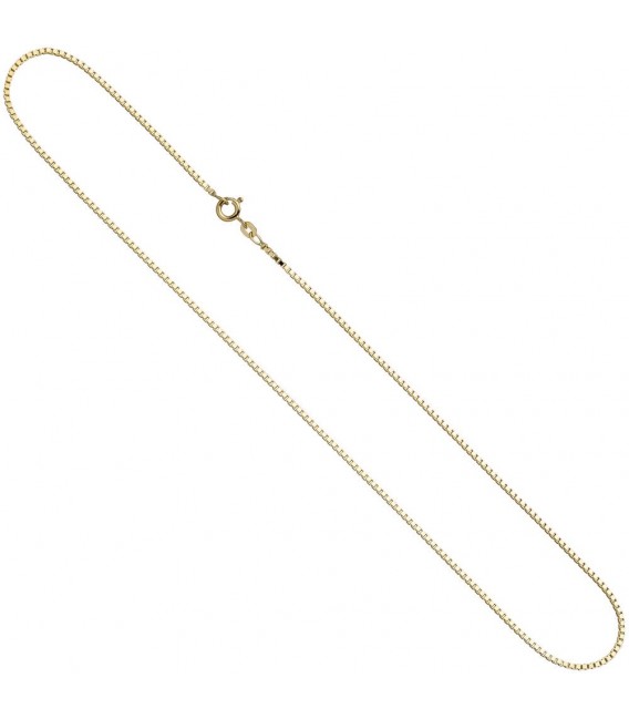 Venezianerkette 333 Gelbgold 1,0 mm 40 cm Gold Kette Halskette Goldkette.