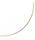 Halsreif 585 Gelbgold matt 1,7 mm 42 cm Gold Kette Halskette Goldhalsreif.