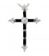 Anhänger Kreuz 925 Sterling Silber mit Zirkonia Kreuzanhänger Silberkreuz.