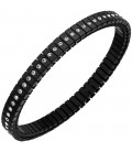 Armband Edelstahl schwarz beschichtet - 48666