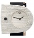 ARS Damen-Armbanduhr Quarz Analog 925 Sterling Silber Lederband Mineralglas.