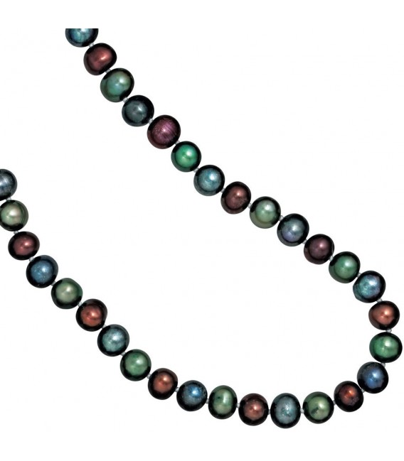 Collier Perlenkette Süßwasser Perlen - 4053258209738