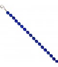Halskette Edelsteinkette Lapislazuli blau - 45252