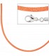 Collier Halskette Seide orange - 4053258103692