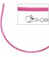 Collier Halskette Seide pink - 4053258103685