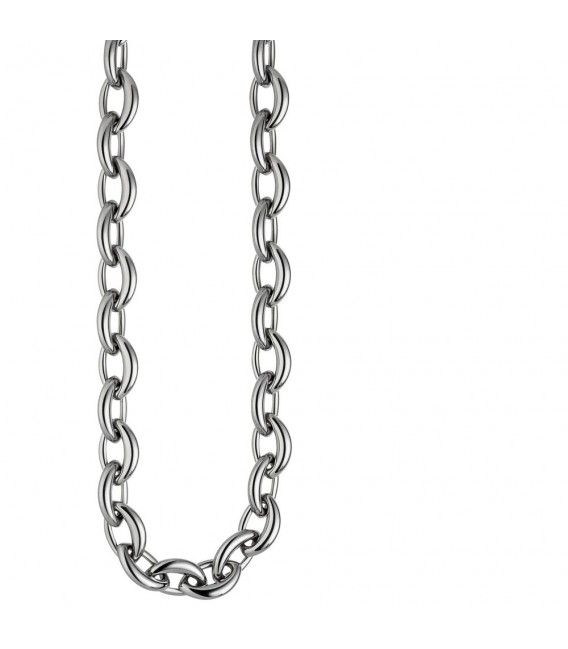 Collier Halskette aus Edelstahl 49 cm Kette.