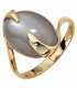 Damen Ring 585 Gold Gelbgold 1 Mondstein Goldring.