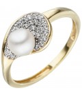 Damen Ring 375 Gold - 48698