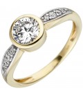 Damen Ring 375 Gold - 48692