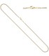 Halskette Kette 2-reihig 585 Gold Gelbgold Weißgold bicolor 42 cm - Bild 1