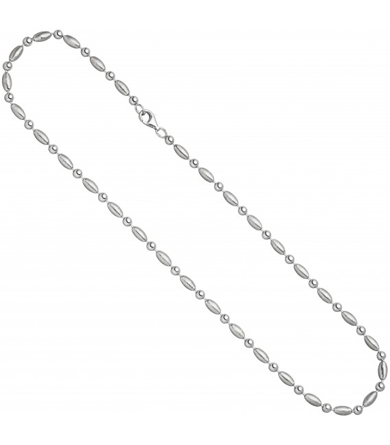 Halskette Kette 925 Sterling Silber mattiert 45 cm - Bild 2