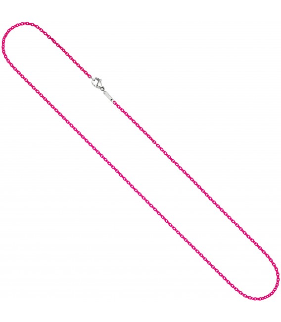 Rundankerkette Edelstahl pink lackiert 50 cm - Bild 2