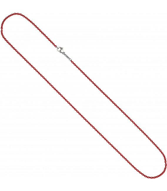 Rundankerkette Edelstahl rot lackiert 45 cm - Bild 2