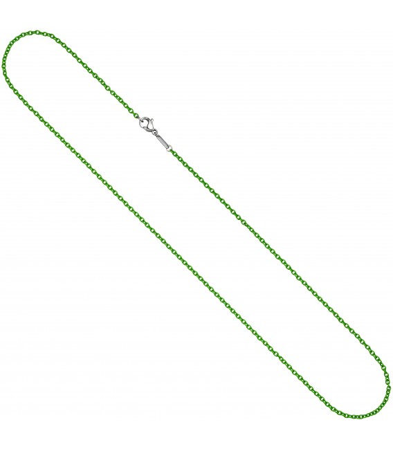 Rundankerkette Edelstahl grün lackiert 42 cm - Bild 2