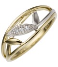 Damen Ring 585 Gold Gelbgold - 50436