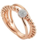 Damen Ring 585 Gold Rotgold - 50484
