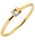 Damen Ring schmal 585 Gold - 50492