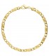 Armband 585 Gold Gelbgold teil matt 21 cm Goldarmband - Bild 2