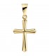Anhänger Kreuz 375 Gold Gelbgold Kreuzanhänger Goldkreuz