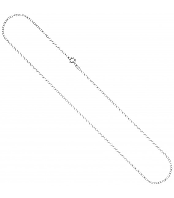 0 mm 42 cm Kette Halskette Weißgoldkette