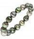 Armband mit Tahiti Perlen multicolor 20 cm Perlenarmband elastisch - Bild 1