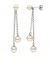 Ohrstecker 925 Sterling Silber 6 Süßwasser Perlen Ohrringe Perlenohrringe - Bild 1