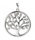 Anhänger Baum Lebensbaum 925 Sterling Silber 21 Zirkonia Silberanhänger - Bild 1