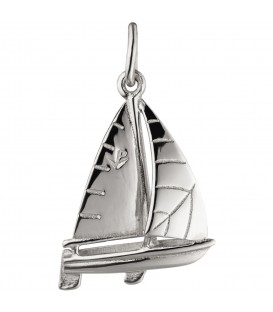 Anhänger Segelschiff Segelboot 925 Sterling Silber Silberanhänger - Bild 1