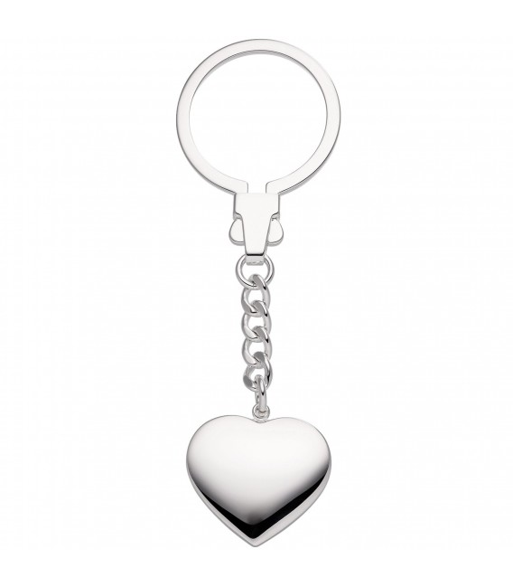 Schlüsselanhänger Herz 925 Sterling Silber Herzanhänger Silberanhänger - Bild 1