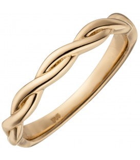 Damen Ring geflochten 585 Gold Rotgold Rotgoldring - Bild 1