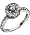 Damen Ring 925 Sterling Silber - 46400