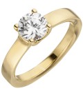 Damen Ring 585 Gold Gelbgold - 50752