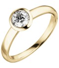 Damen Ring 585 Gold Gelbgold - 50795
