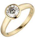 Damen Ring 585 Gold Gelbgold - 50797