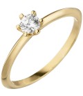 Damen Ring 585 Gold Gelbgold - 50838