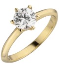 Damen Ring 585 Gold Gelbgold - 50842