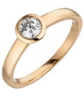 Damen Ring 585 Gold Rotgold - 50808