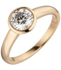 Damen Ring 585 Gold Rotgold - 50812