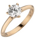 Damen Ring 585 Gold Rotgold - 50847